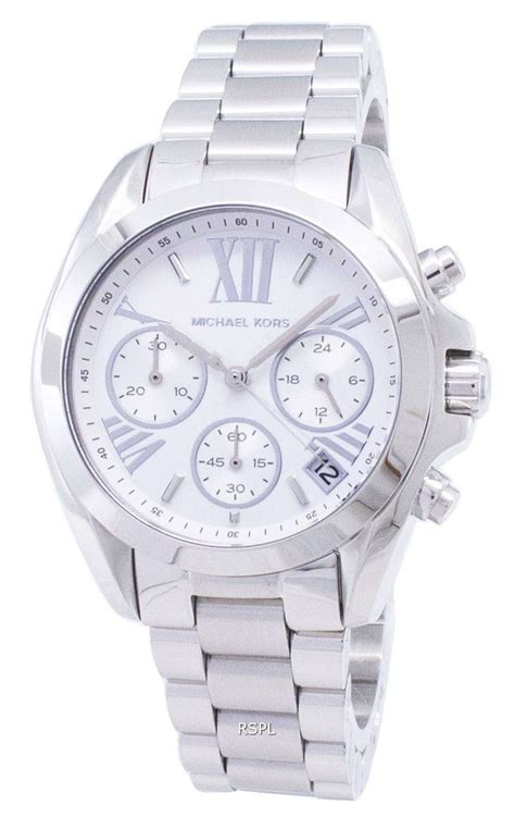 silver watch ladies michael kors|Michael Kors chronograph watch silver.